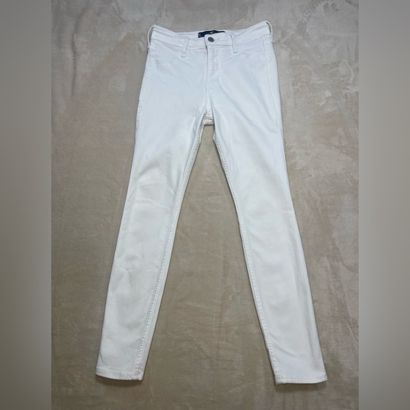 Hollister Denim - Hollister White High-Rise Jean Leggings Women’s Size W26 L26 Stretch Skinny